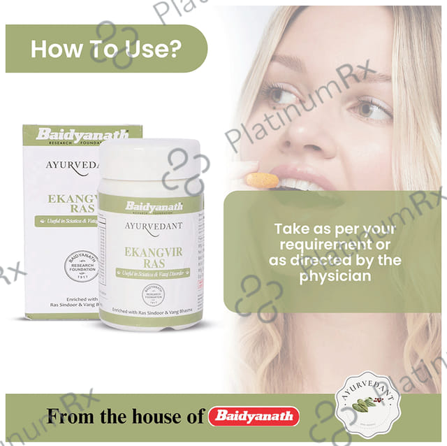 Baidyanath (Jhansi) Ayurvedant Ekangvir Ras Tablet