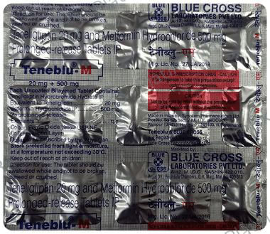 Teneblu M 500/20mg Tablet PR 15s