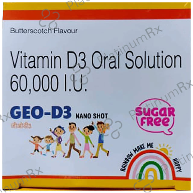 Geo-D3 Nano Shot (5 ml Each) Butterscotch Sugar Free