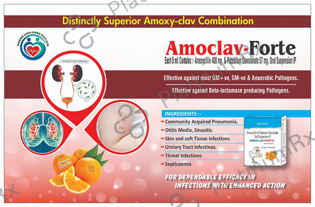 Amoclav-Forte Dry Syrup Orange