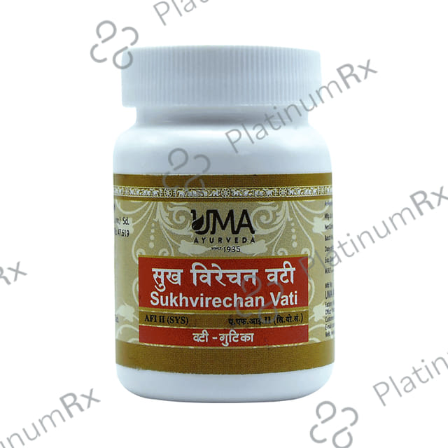 Uma Ayurveda Sukhvirechan Vati 40 tablets