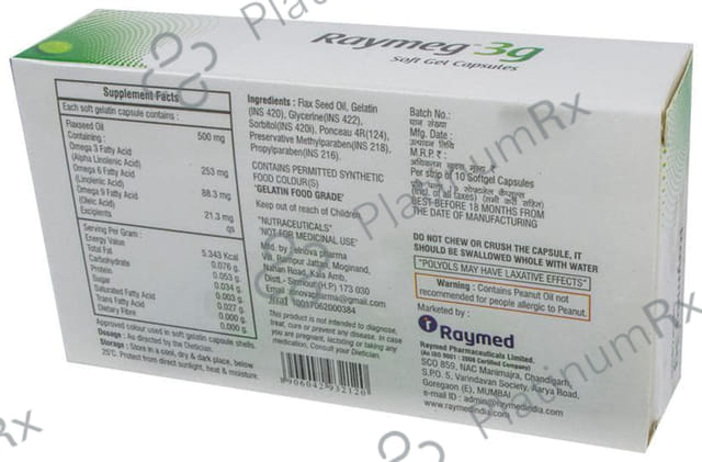 Raymeg 3g Soft Gel Capsule 10s
