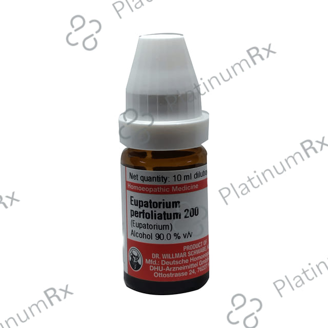 Dr Willmar Schwabe Germany Eupatorium Perfoliatum Dilution 200