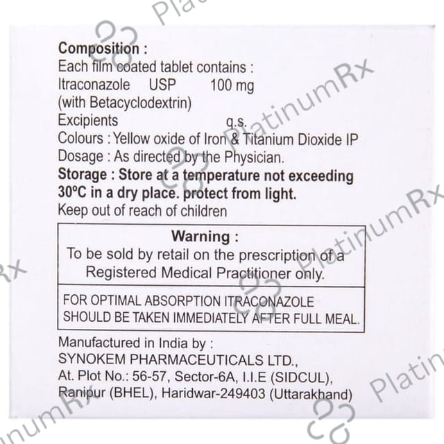 Cosbeta ITZ 100 Tablet