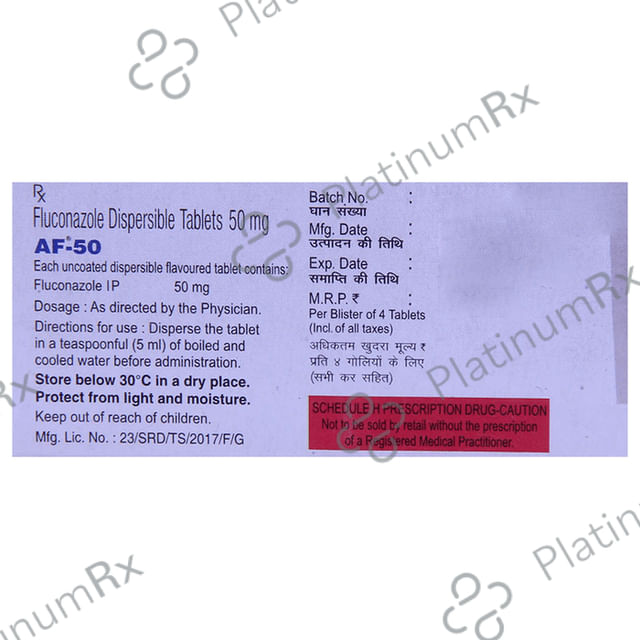 AF 50mg DT Tablet 4s