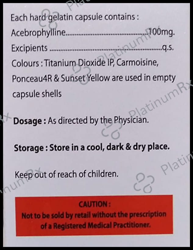Abrofast 100mg Capsule 10s