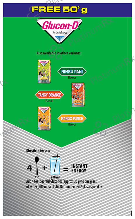 Glucon D with Glucose Flavour Powder 500gm