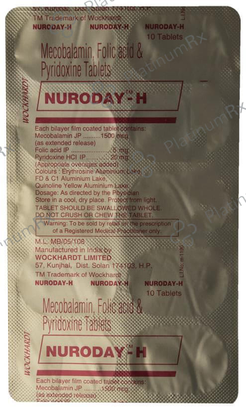 Nuroday H Tablet 10s