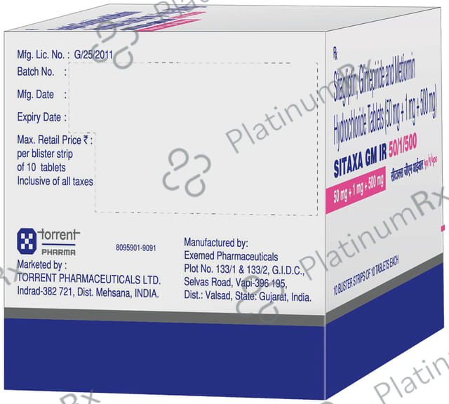 Sitaxa GM IR 1mg Tablet 10s
