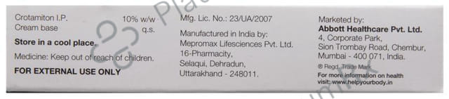 Crotorax 10% Cream 20gm