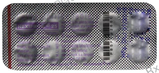 Nexipride 25mg Tablet 10s