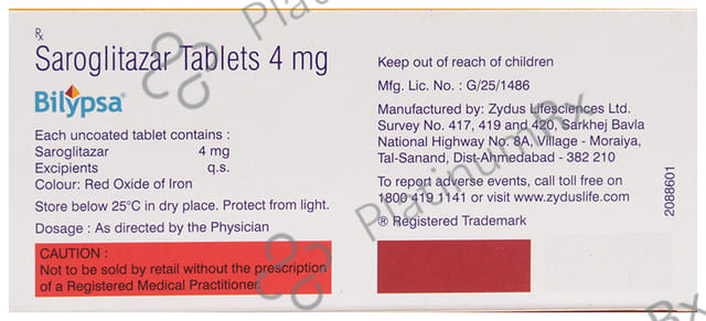 Bilypsa 4mg Tablet 10s