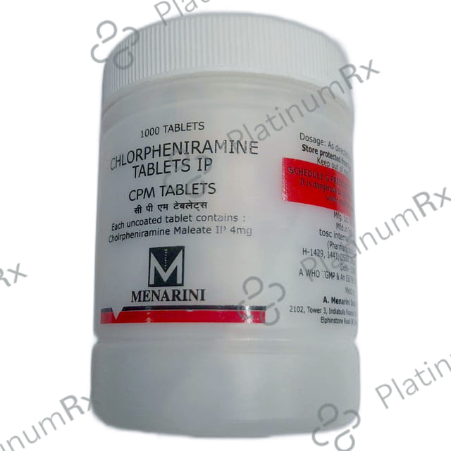 CPM 4mg Tablet 1000s