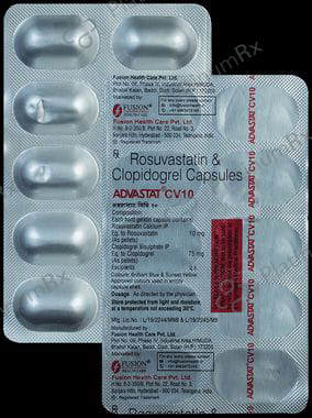 Advastat CV 10/75mg Capsule 10s