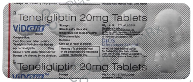 Vidglit 20mg Tablet 10s