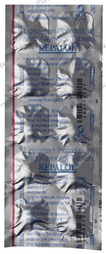 Repalol 50/50mg Tablet 10s