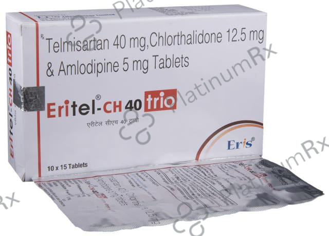 Eritel CH 40 Trio 5/12.5/40mg Tablet 15s