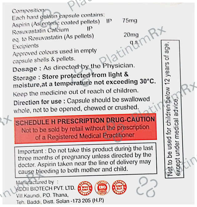 Cdstat A 20mg Capsule 10s