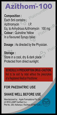 Azithom 100 Oral Suspension