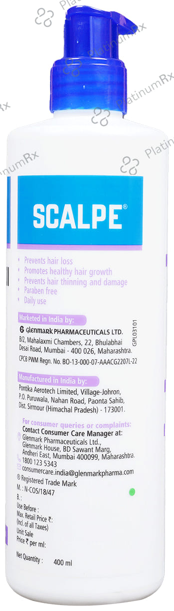 Scalpe Shampoo Anti Hairfall 400ml