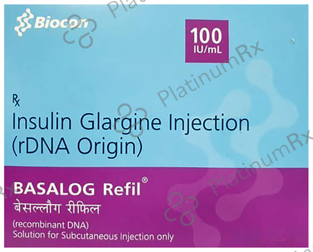 Basalog 100IU/ml (1*3ml Refill Cartridge)