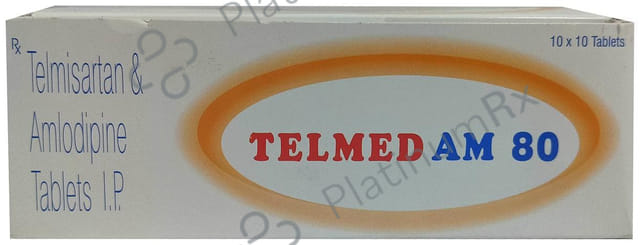 Telmed AM 80mg/5mg Tablet