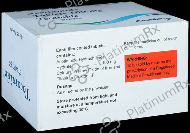 Tocamide 100mg Tablet 15s