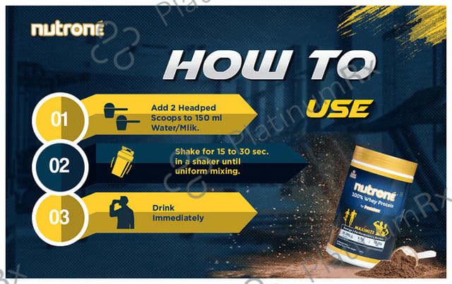 Nutrone 100% Whey Protein Powder Choffee with Shaker Free