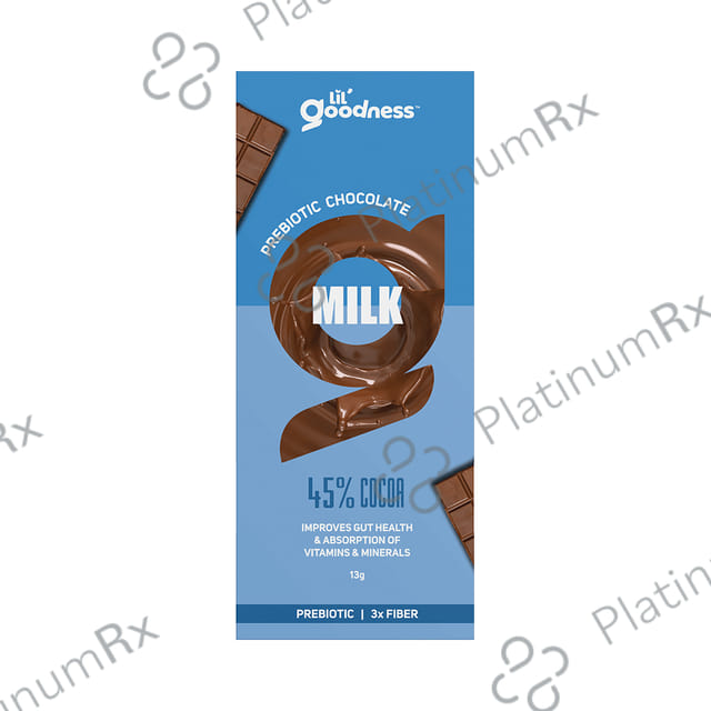 Lil Goodness Prebiotic Chocolate Milk 45% Cocoa Bar 13 gm