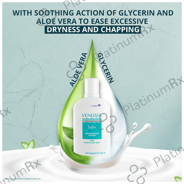 Venusia Soft Plus Moisturizing Lotion 100ml