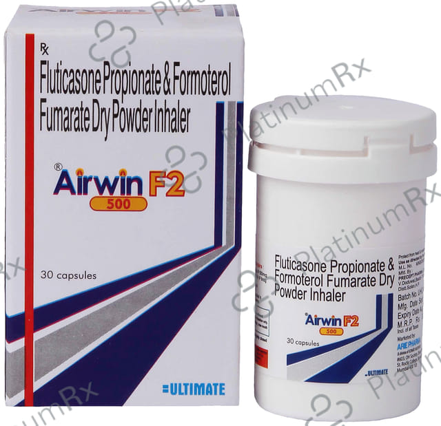 Airwin F2 500/6mcg Capsule 30s