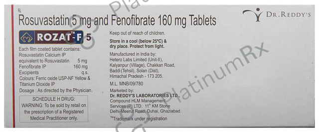 Rozat F 5/160mg Tablet 10s