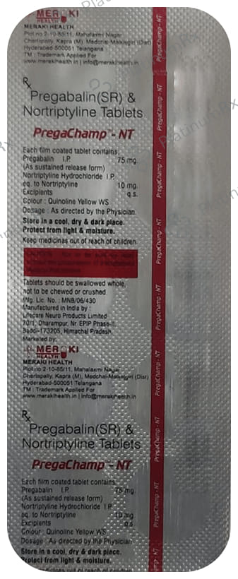 Pregachamp-NT Tablet SR