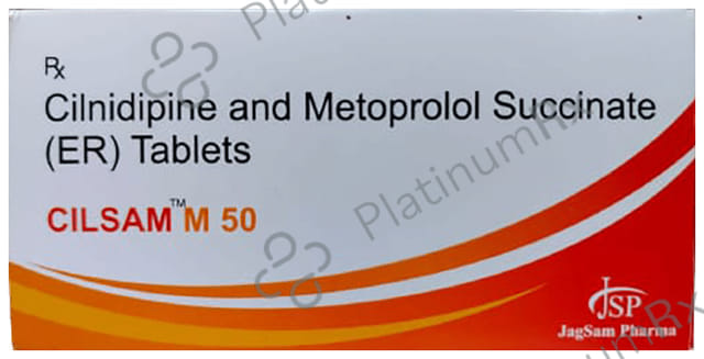 Cilsam M 50/10mg Tablet ER 10s