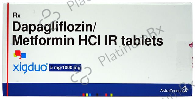 Xigduo 5mg/1000mg Tablet IR