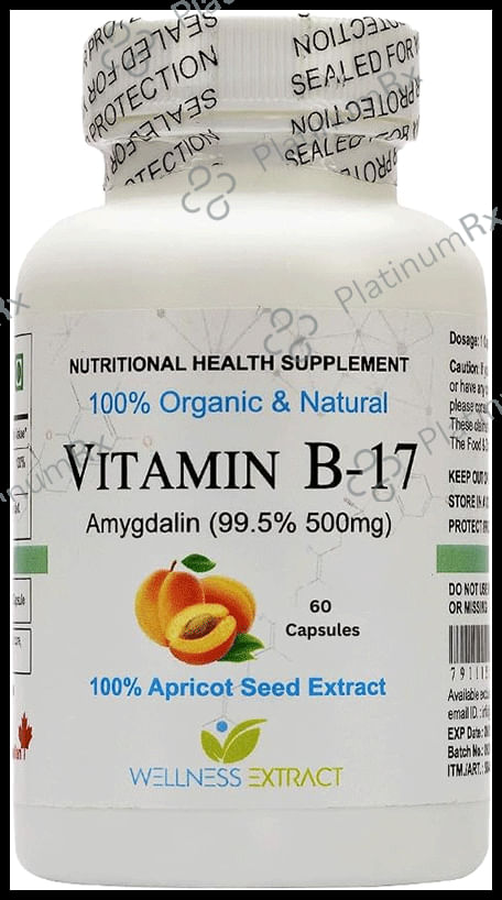 Wellness Extract Vitamin B-17 Amygdalin Capsule