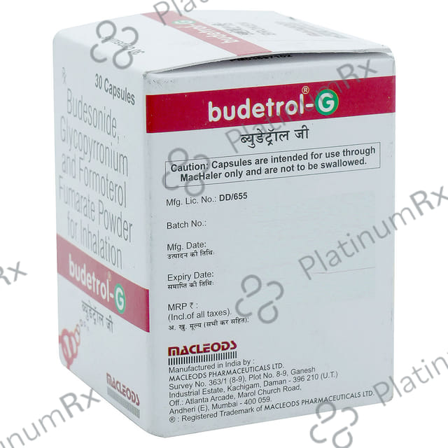 Budetrol G 25/12/400mcg Capsule 30s