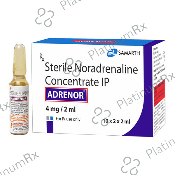 Adrenor 4mg Injection 2X2ml