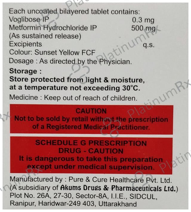 Voglicaid-M 0.3 Tablet SR