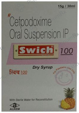 Swich 100mg Pineapple Flavour Dry Syrup 30ml