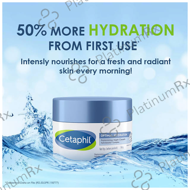 Cetaphil Optimal Hydration Replenishing Night Cream 50gm