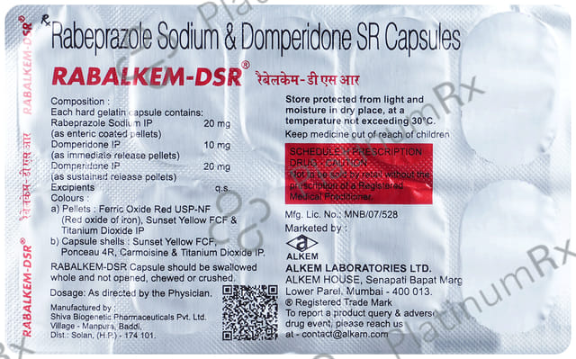 Rabalkem DSR 10/20mg Capsule SR 10s