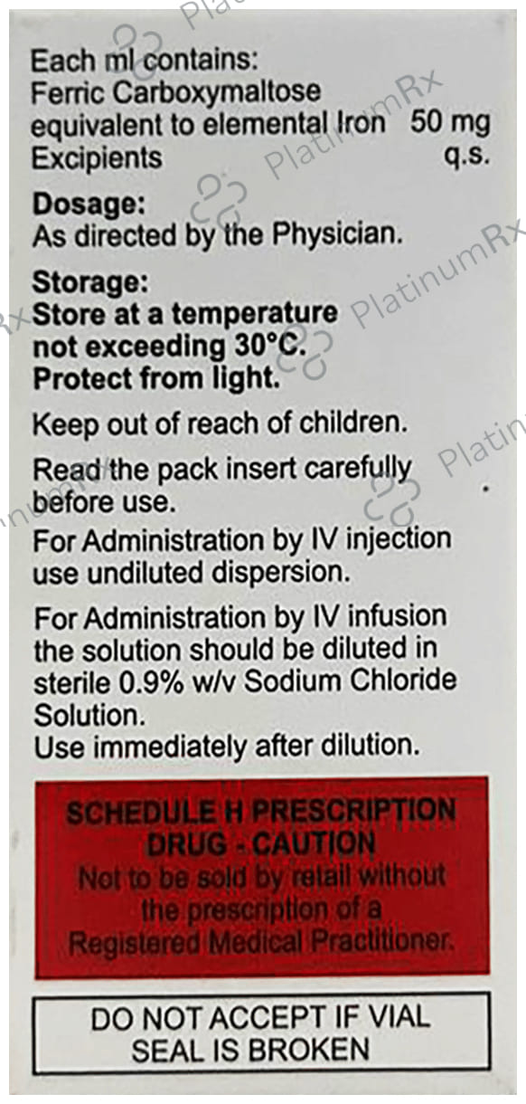 Fumac 500mg Injection 10ml
