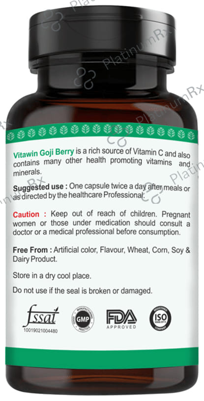 Vitawin Goji Berry Vegetarian Capsule