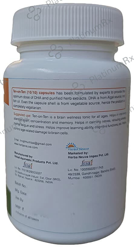 Herba Neuva Ten-on-Ten 10/10 Capsule
