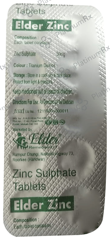 Elder Zinc Tablet