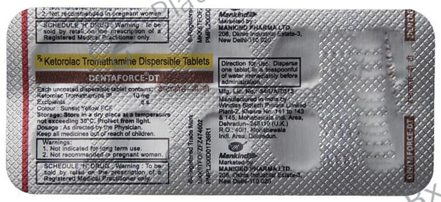 Dentaforce DT 10mg Tablet 10s