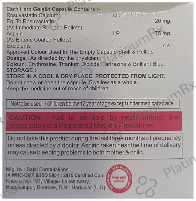 Rosuboon-ASP 20 Capsule IR