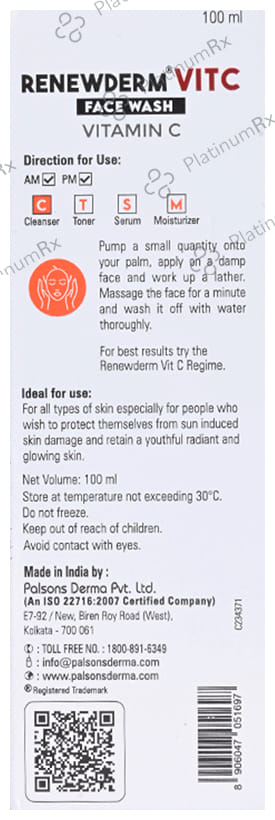Renewderm Vitamin C Face Wash