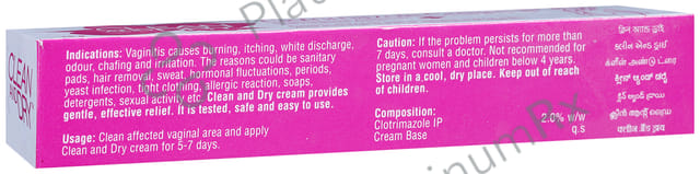 Clean and Dry Intimate Clotrimazole Cream